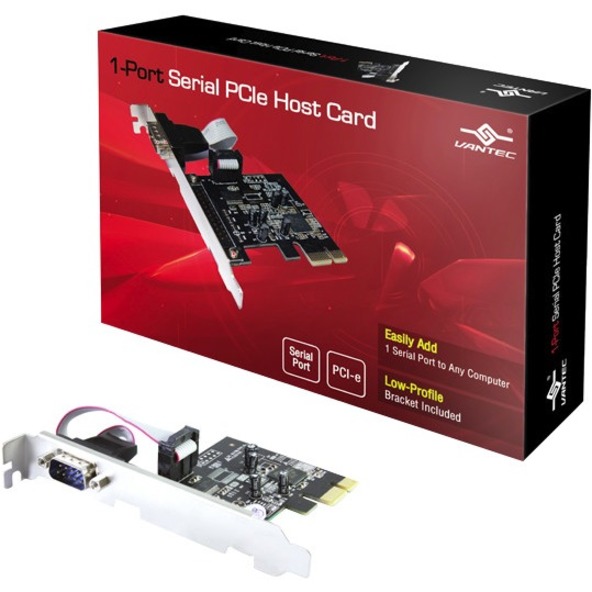 VANTEC 1-PORT SERIAL PCIE HOST CARD
