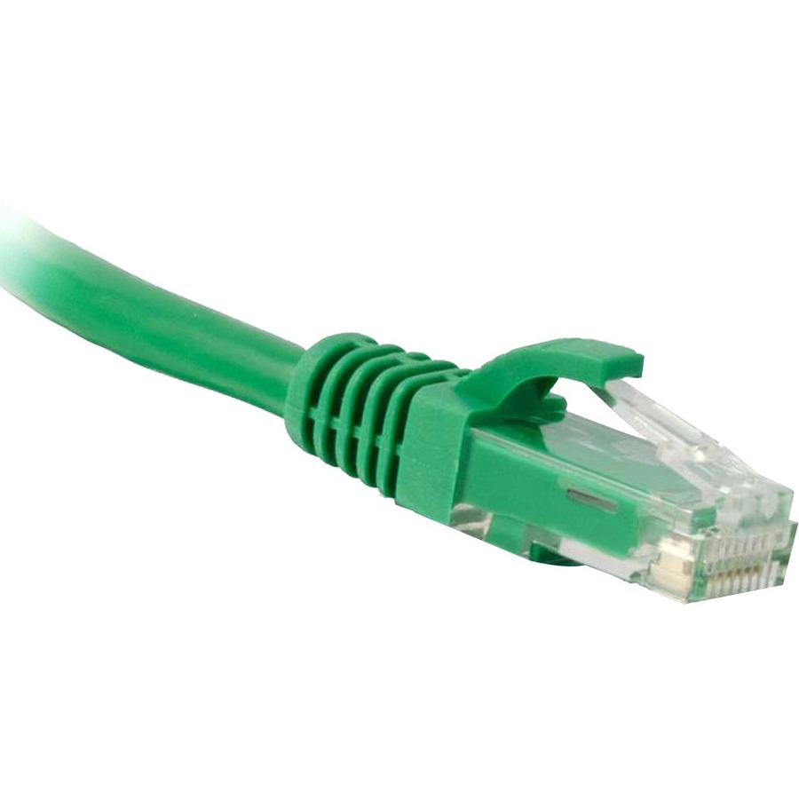 CAT6 Green 3 ft Patch Cable | Molded Boot, RJ-45, Ethernet