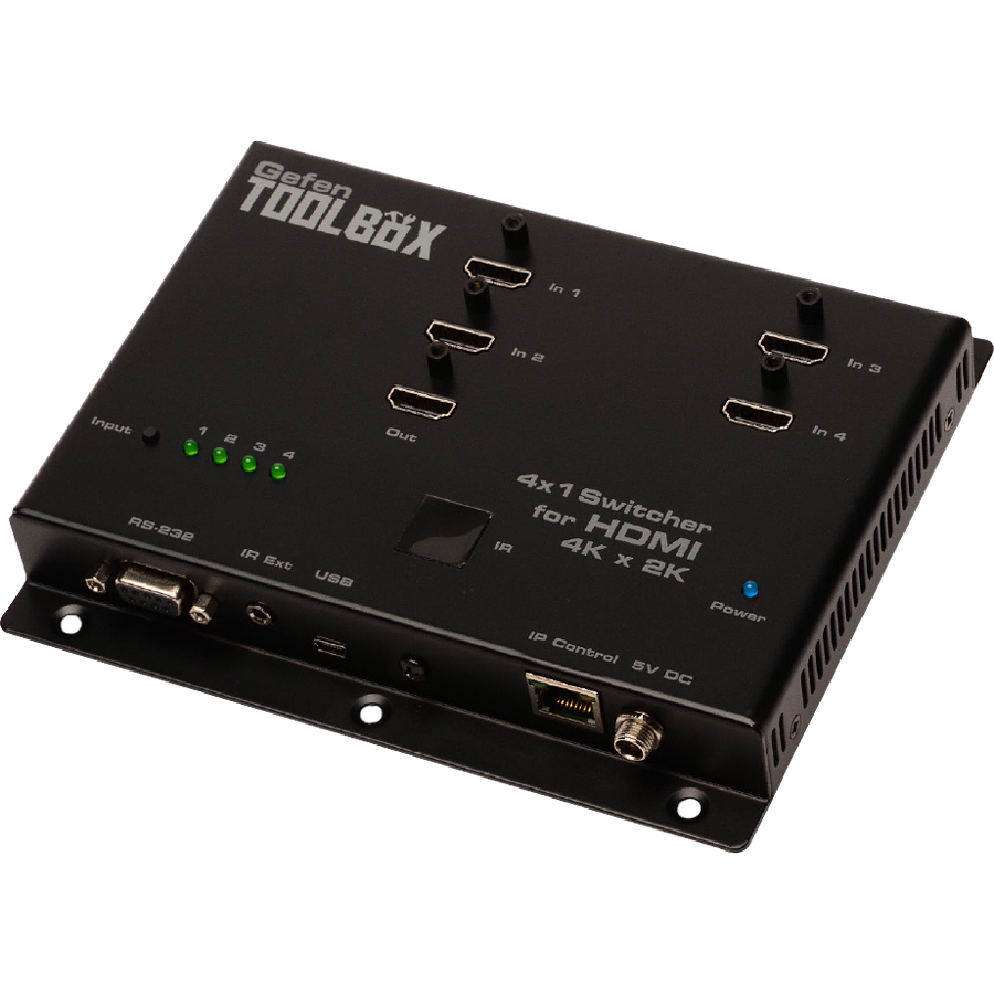4:1 HDMI SPLITTER W ULTRA HD; 4K AND 2K