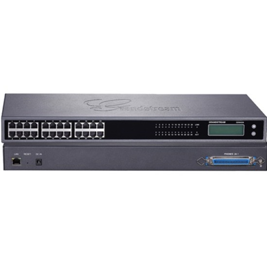 THE GXW4224 FEATURES 24 PORT FXS INTERFACES FOR ANALOG TELEPHONES, GIGABIT NETWO