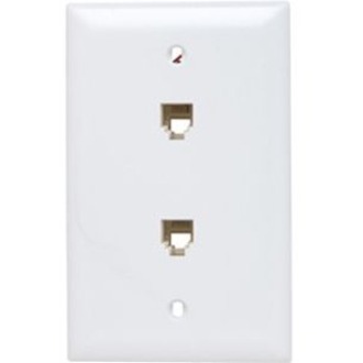 2 TELE 4 CONDUCTOR 1G TP PLATE W