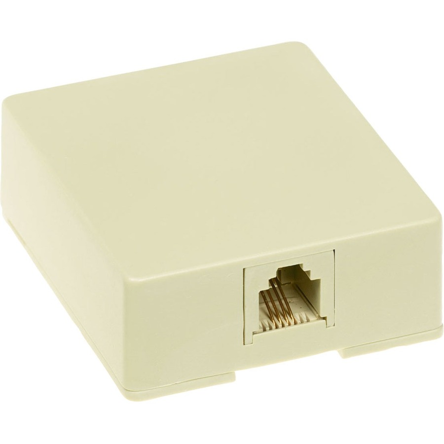 TELEPHONE 1 OUTLET 4W SURFACE MOUNT