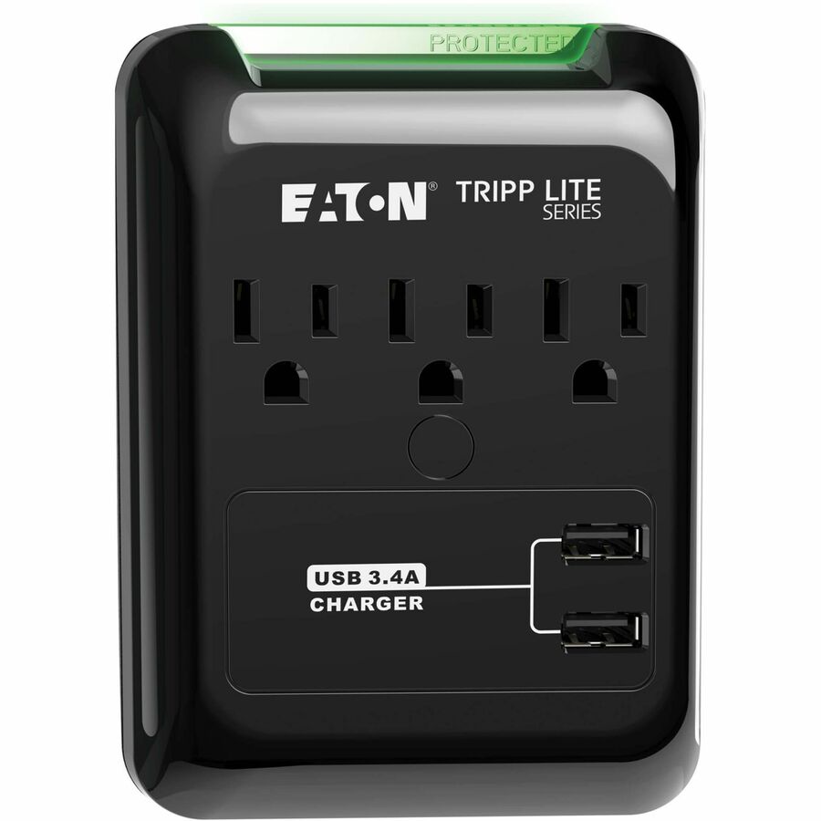EATON TRIPP LITE SERIES PROTECT IT 3-OUTLET SURGE PROTECTOR, DIRECT PLUG-IN, 540
