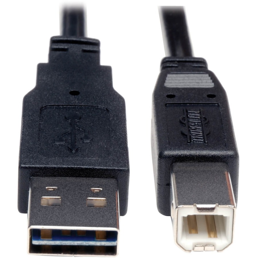 USB CABLE - USB-A LEFT CONNECTOR - MALE LEFT GENDER - USB-B RIGHT CONNECTOR - MA