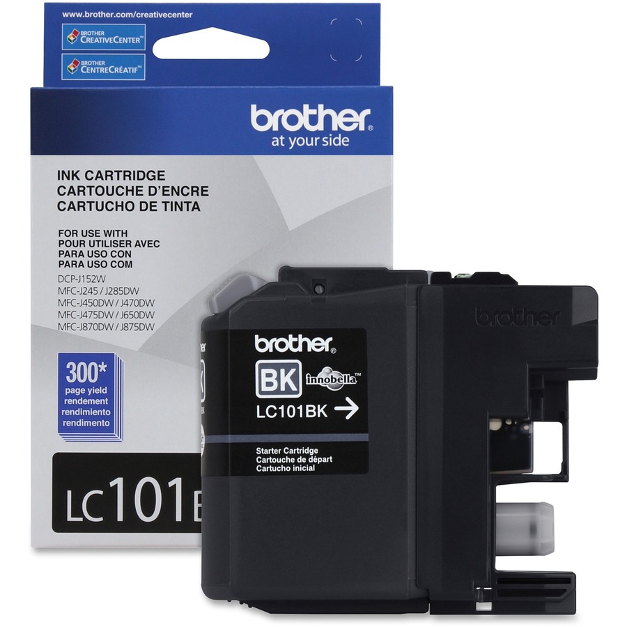 LC101BK BLACK INK CARTRIDGE FOR .MFCJ870DW 300 PAGE YIELD MULTI 5