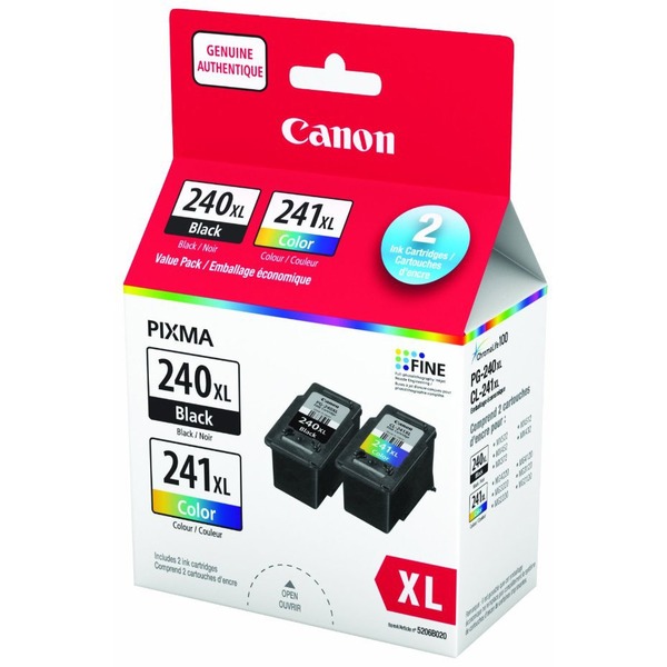 CANON PG-240 XL / CL-241 XL Black and Color Ink Cartridge Value Pack