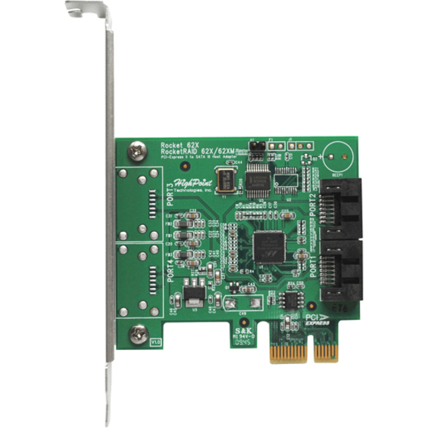 PCIE 2.0 X1 4 CHANNEL SATA HBA