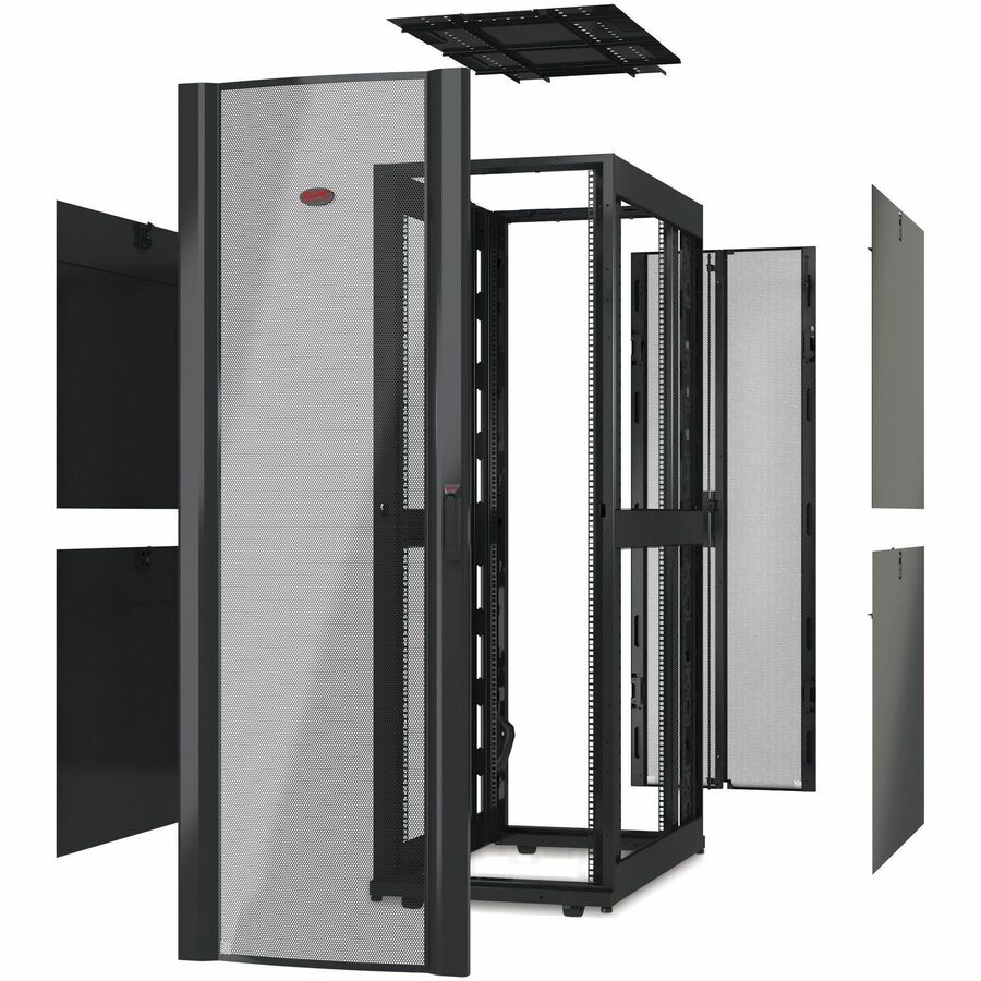NETSHELTER SX 42U 600MM WIDE X 1070MM DEEP ENCLOSURE WITHOUT DOORS BLACK