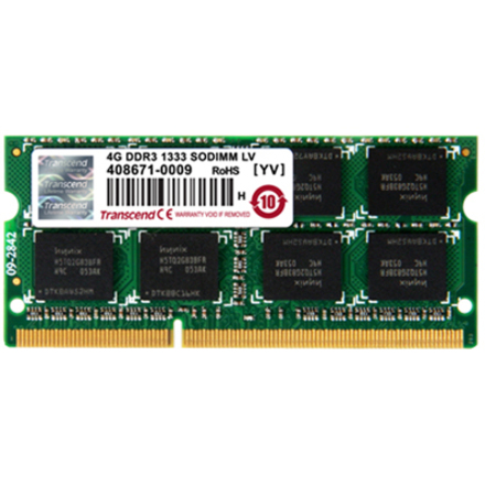 DRAM - DDR3 - 2GB STORAGE CAPACITY - SO DIMM 204-PIN - 1600MHZ - FOR EMBEDDED DE
