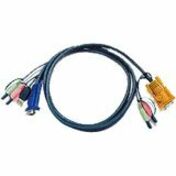 4 USB KVM CABLE FOR CS1758, WITH FULL AUDIO SUPPORT (SPEAKER AND MIC)
