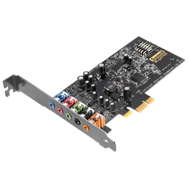 CREATIVE (Sound Blaster Audigy FX 5.1) - Carte son PCI-E | avec SBX Pro Studio | (emballage de détail)