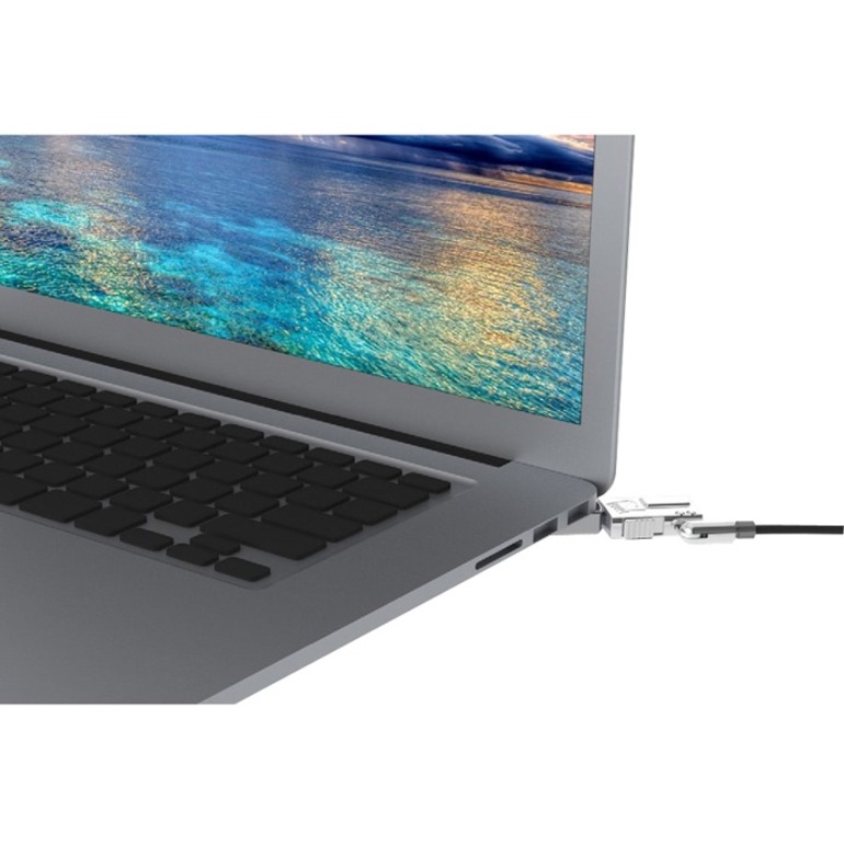MACBOOK AIR 13 SECURITY KIT PROVIDES A CLEAN COUNTOURED BRACKET AND STAINLESS ST