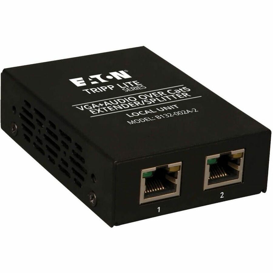 EATON TRIPP LITE SERIES 2-PORT VGA OVER CAT5/6 SPLITTER/EXTENDER, BOX-STYLE TRAN