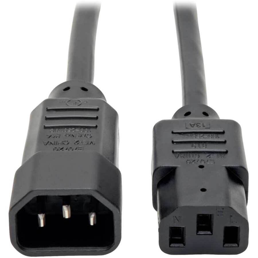 POWER CORD - POWER IEC 320 EN 60320 C14 - MALE LEFT GENDER - POWER IEC 320 EN 60
