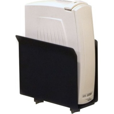 COMPACT CPU HOLDER ADJUSTS FROM 2 3 WIDE AND SUPPORTS UP TO 25 LBS. MOUNTS TO