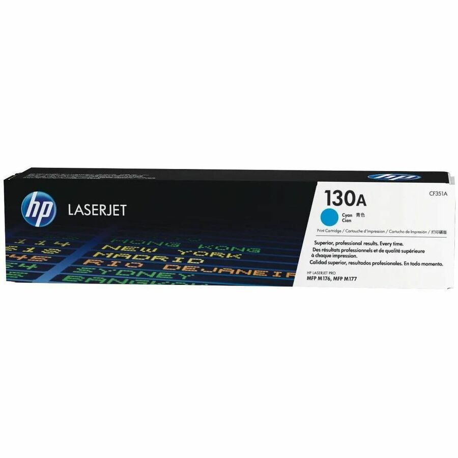 HP 130A Original Laser Toner Cartridge - Cyan - 1 Each