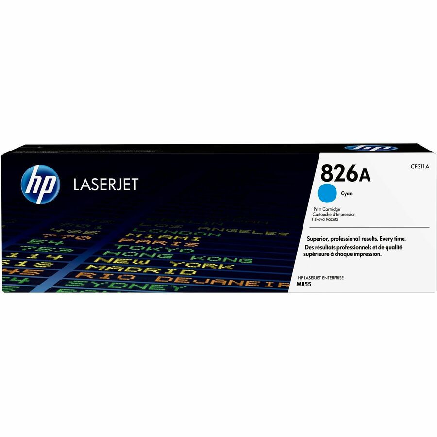 HP 826A (CF311A) CYAN ORIGINAL LASERJET TONER CARTRIDGE
