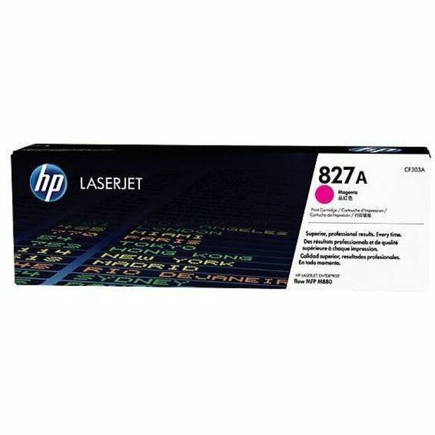 HP 827A (CF303A) Original Standard Yield Laser Toner Cartridge - Single Pack - Magenta - 1 Each