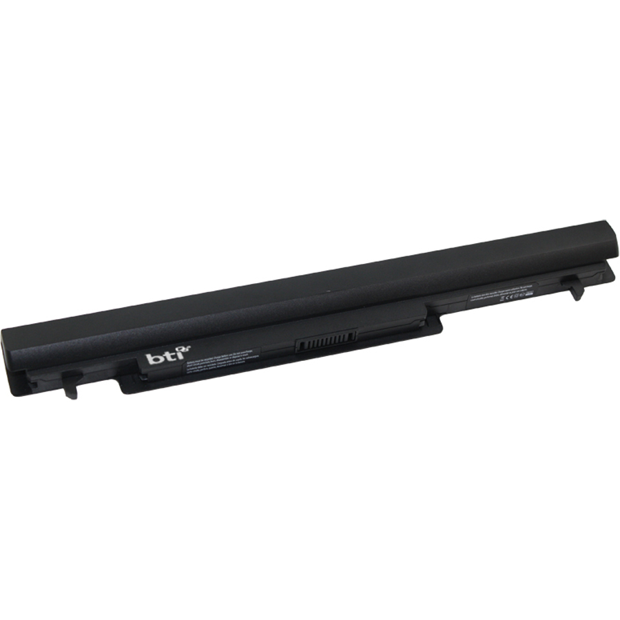 BTI Compatible Asus K56, S40, S56CA, E46 Series Notebook Battery, 4-cell, 2800 mAh, Black