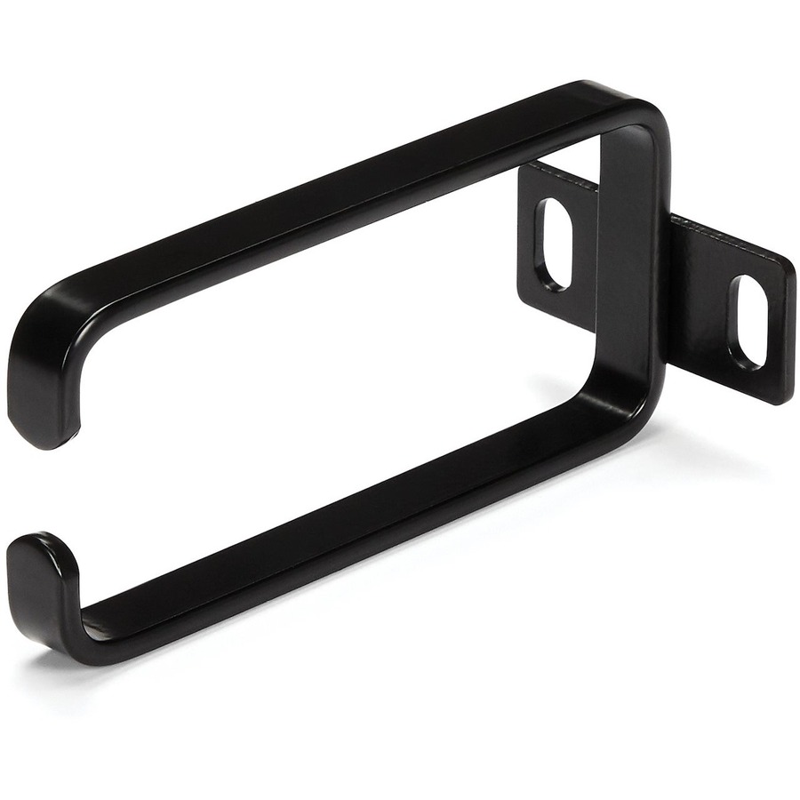 StarTech 1U Vertical Cable Management D-Ring Hook, Server Rack Cable Management, Vertical Cable Manager, Network Rack Wire Organizer