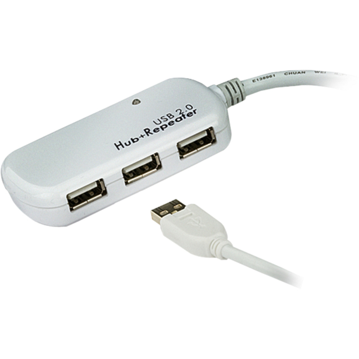 4PORT USB 2.0 HUB WITH BUILTIN 39FT.