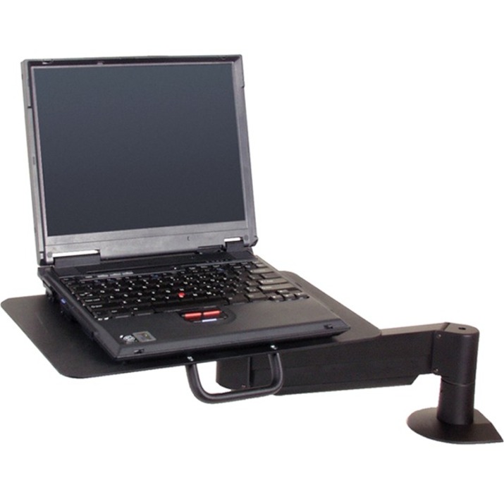 7000 SERIES MONITOR ARM 800HY CYLINDER WITH LAPTOP PLATFORM SUPPORTS 5-23 LBS. N