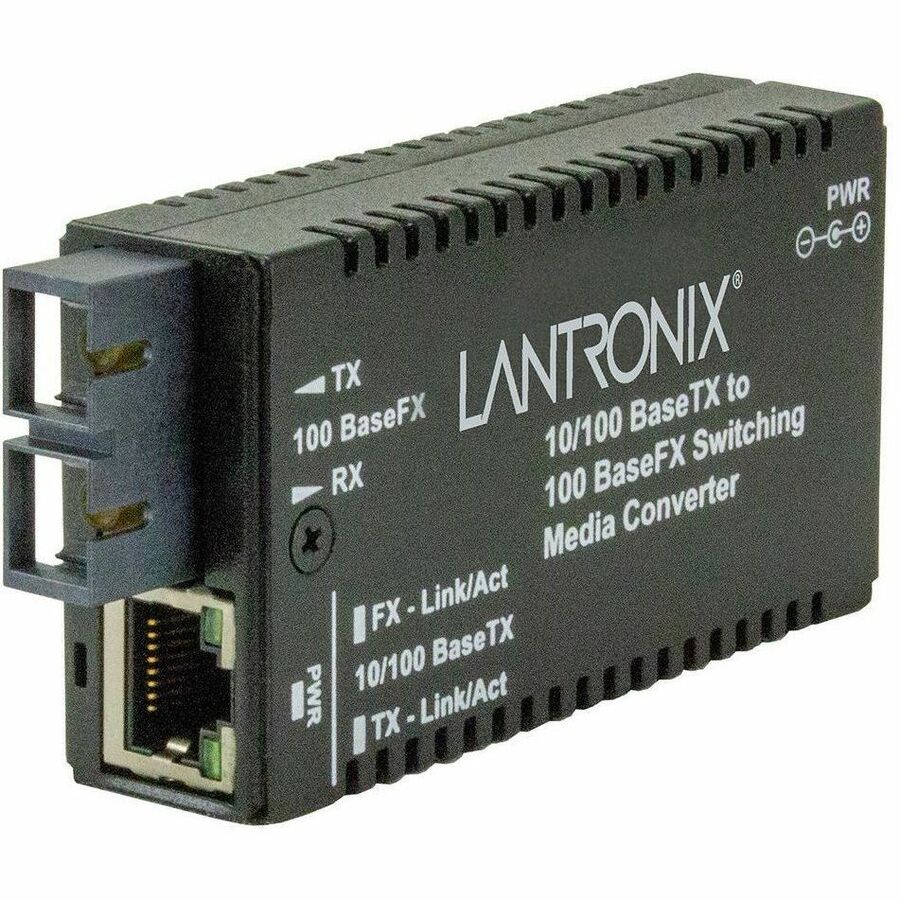 MINI 10/100BASETX TO 100BASEFX SWITCH, ST MM, 2KM W/EU