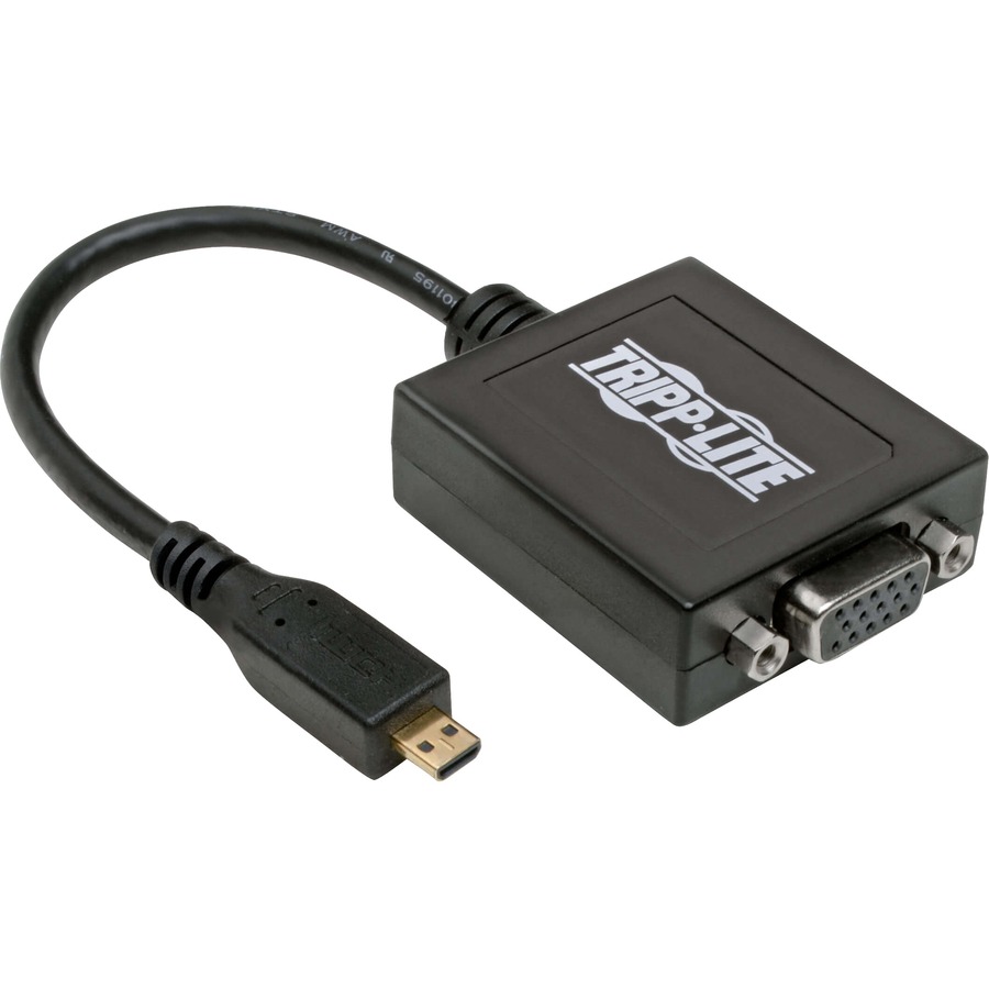 EATON TRIPP LITE SERIES MICRO HDMI TO VGA ADAPTER VIDEO CONVERTER WITH AUDIO FOR