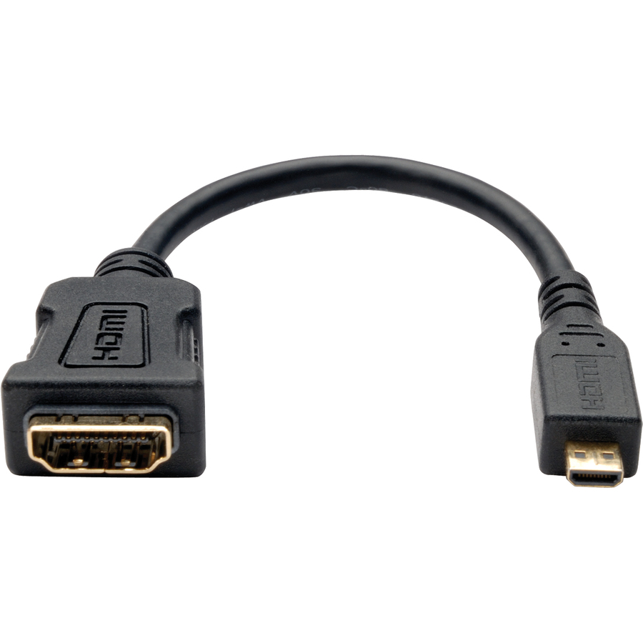 TRIPP LITE SERIES MICRO HDMI TO HDMI ADAPTER FOR ULTRABOOK/LAPTOP/DESKTOP PC - (