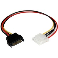 STARTECH 12in SATA to Molex LP4 Power Cable Adapter - F/M - For Hard Drive (LP4SATAFM12)