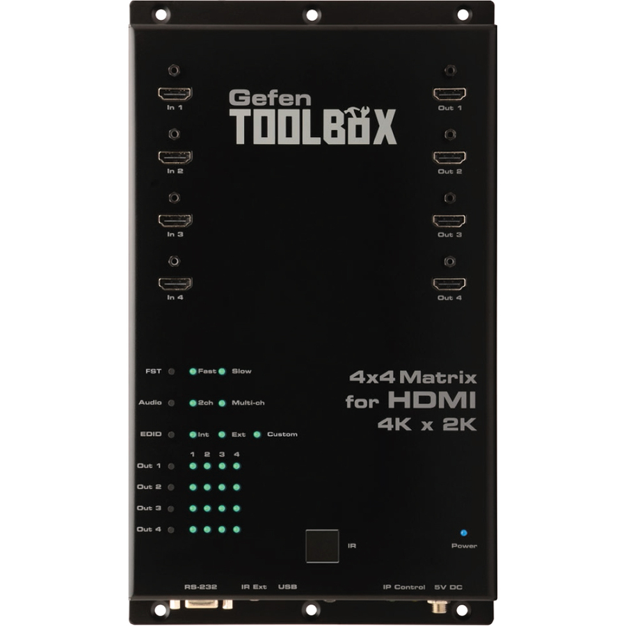 ROUTE FOUR ULTRA HI-DEF SOURCES TO FOUR ULTRA HD DISPLAYS WITH FST, 3DTV, AND 4K