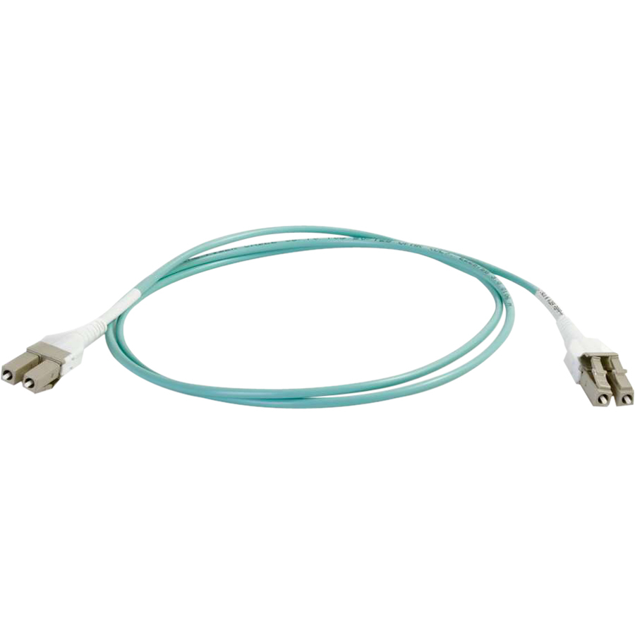 FIBER OPTIC CABLE - MALE LEFT GENDER - MALE RIGHT GENDER - LC UNIBOOT RIGHT CONN