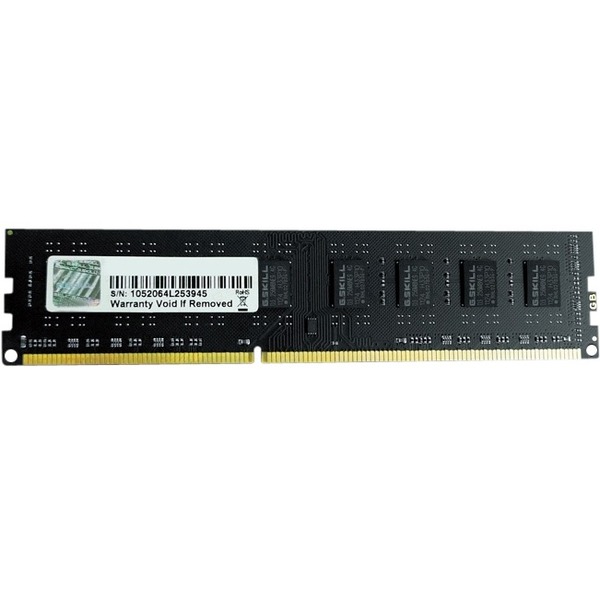 G.SKILL Value Series 8GB (1x8GB) DDR3 1600MHz Desktop Memory