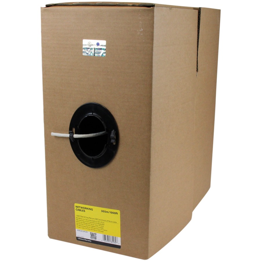 Gray CMP Cat6 Bulk Cable