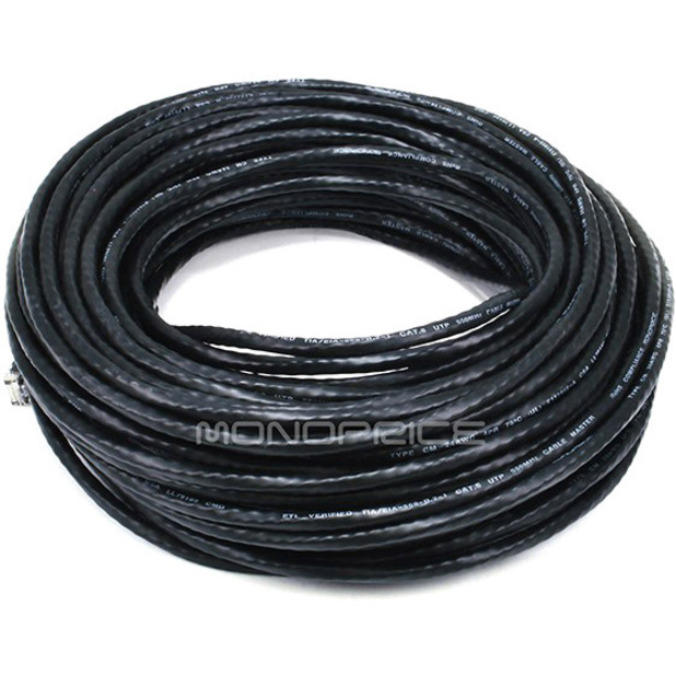 CAT6 24awg Utp Ethernet Network Patch Cable, 100ft Black