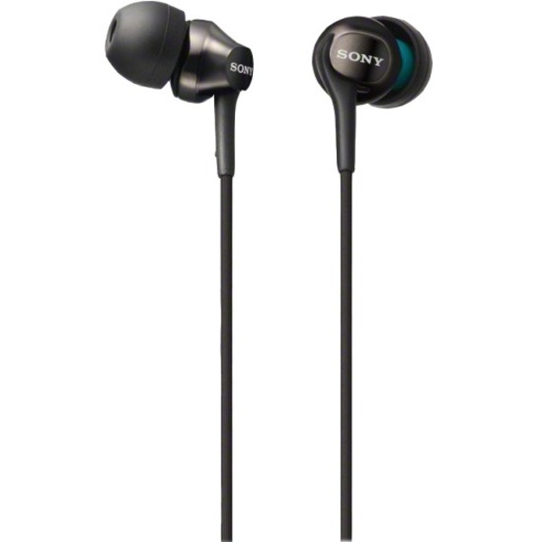 SONY MDR-EX15AP In-Ear EX Monitor Headphones with Mic & Remote, Black