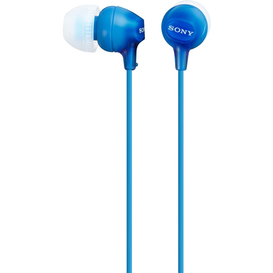 SONY MDR-EX15LP In-Ear Headphones | Blue
