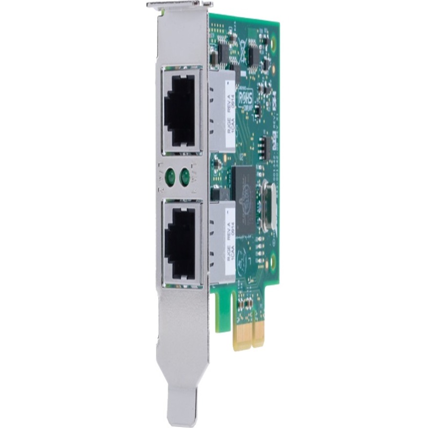 ontrôleur Ethernet de serveur double port Gigabit Allied Telesis AT-2911T/2 - PCIe x1 (AT-2911T/2-901
