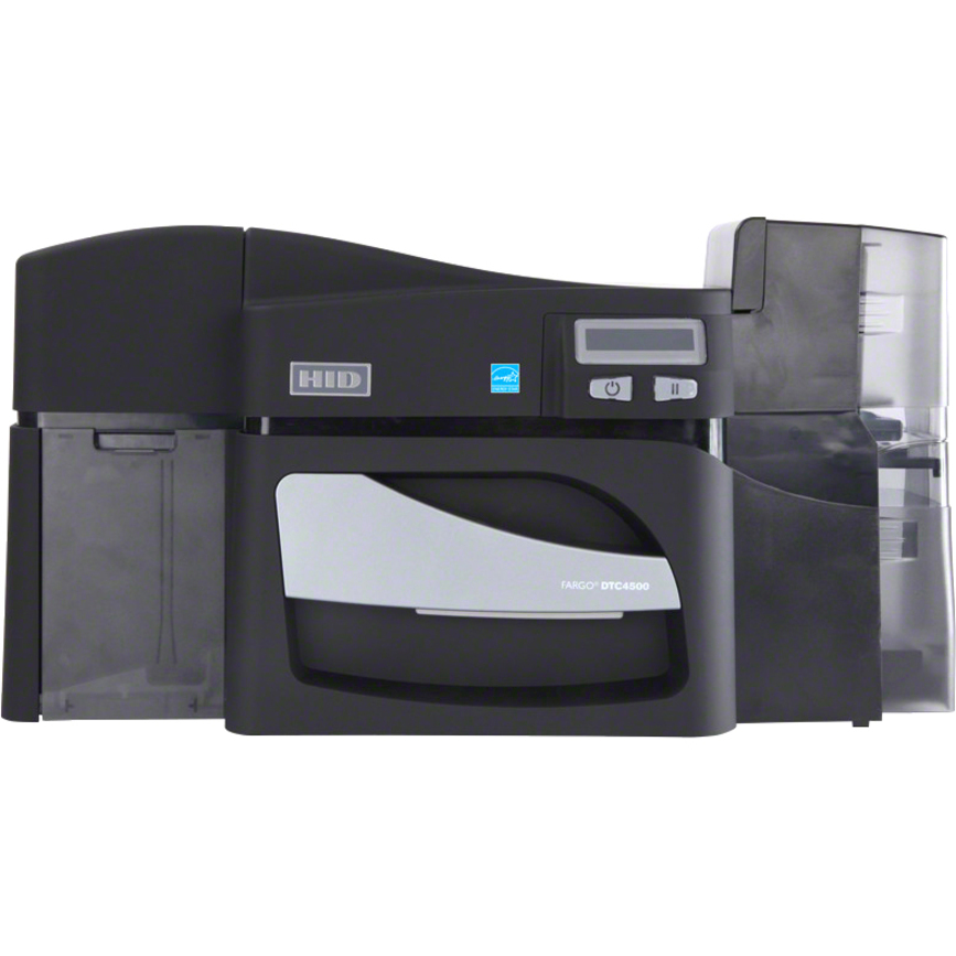 DTC4500E SINGLE-SIDE SAME-SIDE HOPPER BASE MODEL, USB AND ETHERNET PRINTER WITH