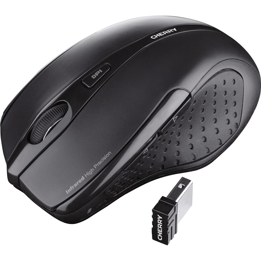 MOUSE BLACK 2.4 GHZ WIRELESS 5 BUTTONS
