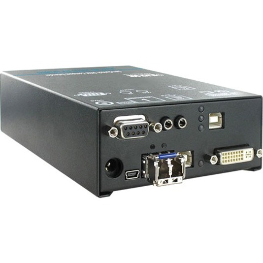 COMPACT KVM EXTENDER TRANSMITTER - SINGLE-MONITOR, DVI-D, (2) USB TYPE-B, AUDIO,