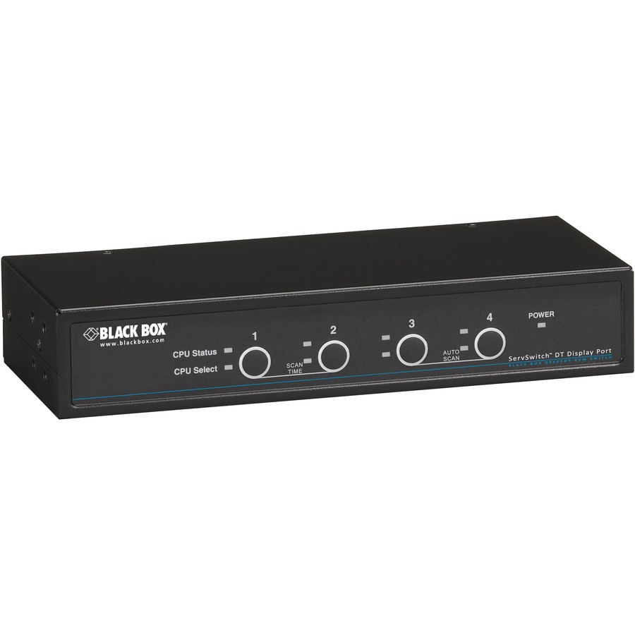 DESKTOP KVM SWITCH - DISPLAYPORT WITH USB AND AUDIO - 4-PORT