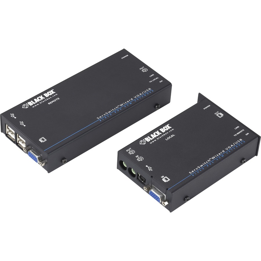 KVM EXTENDER - VGA, USB, AUDIO, DUAL-ACCESS, CATX
