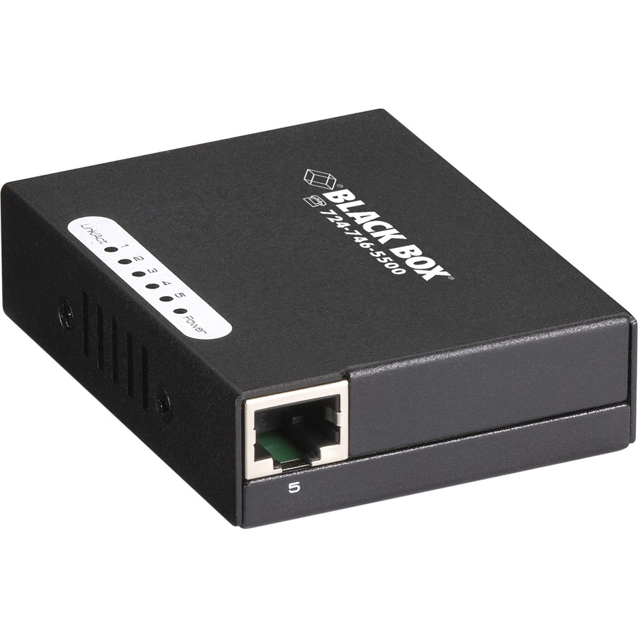 THE LBS005A IS A COMPACT FAST ETHERNET SWITCH WITH FIVE 10/100 MBPS RJ45 PORTS.