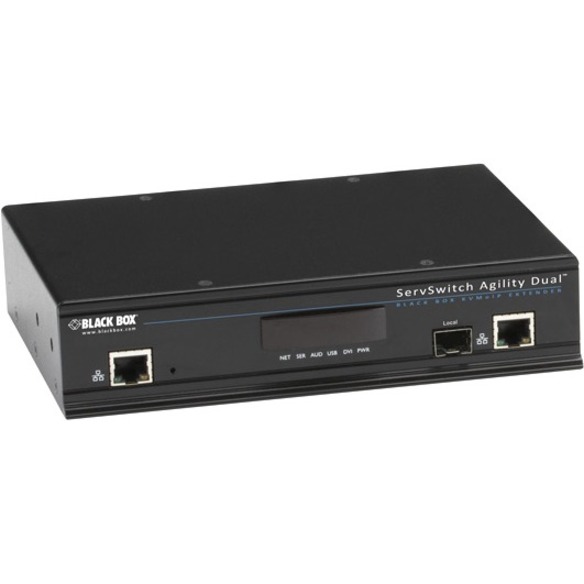 KVM-OVER-IP MATRIX SWITCH TRANSMITTER - DUAL-MONITOR, DUAL-LINK DVI-D, USB 2.0