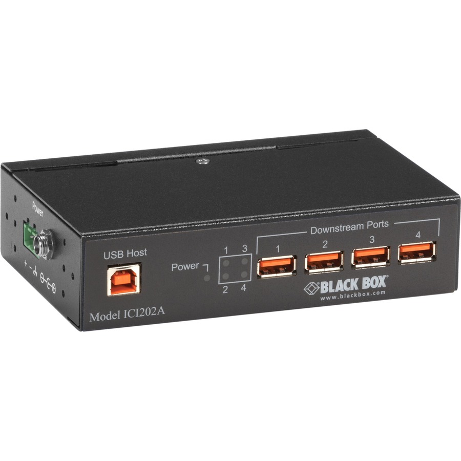 INDUSTRIAL USB 2.0 HUB WITH ISOLATION - 4-PORT
