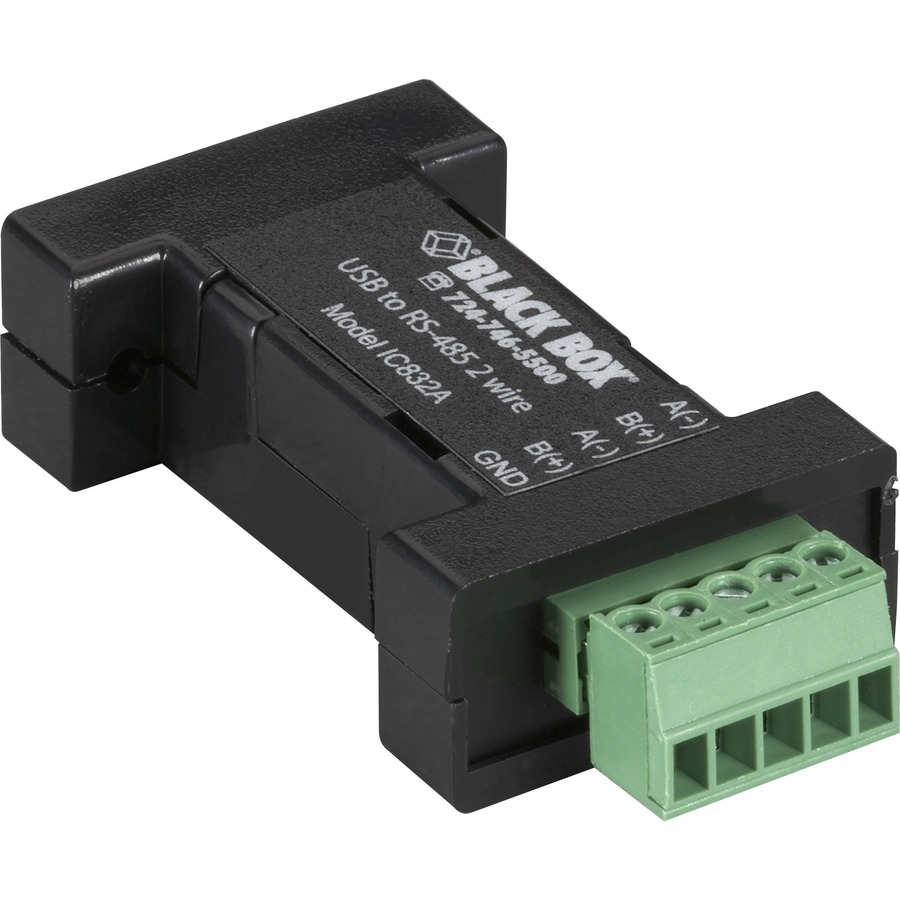 USB 2.0 TO RS485 2-WIRE CONVERTER - TERMINAL BLOCK, 1-PORT