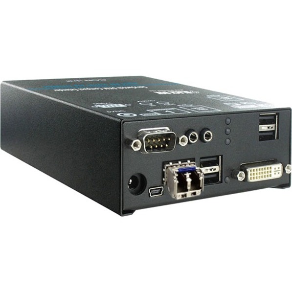 COMPACT KVM EXTENDER RECEIVER - SINGLE-MONITOR, DVI-D, (4) USB-HID, AUDIO, (1) S