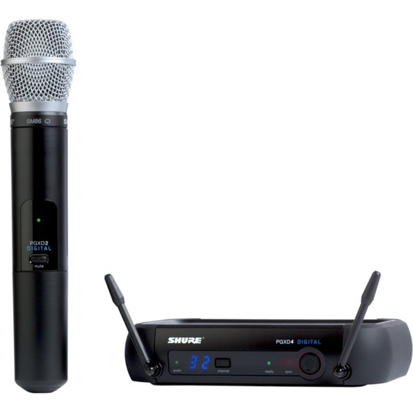 SHURE PGXD Digital Series Wireless Handheld Microphone System with SM86 Capsule