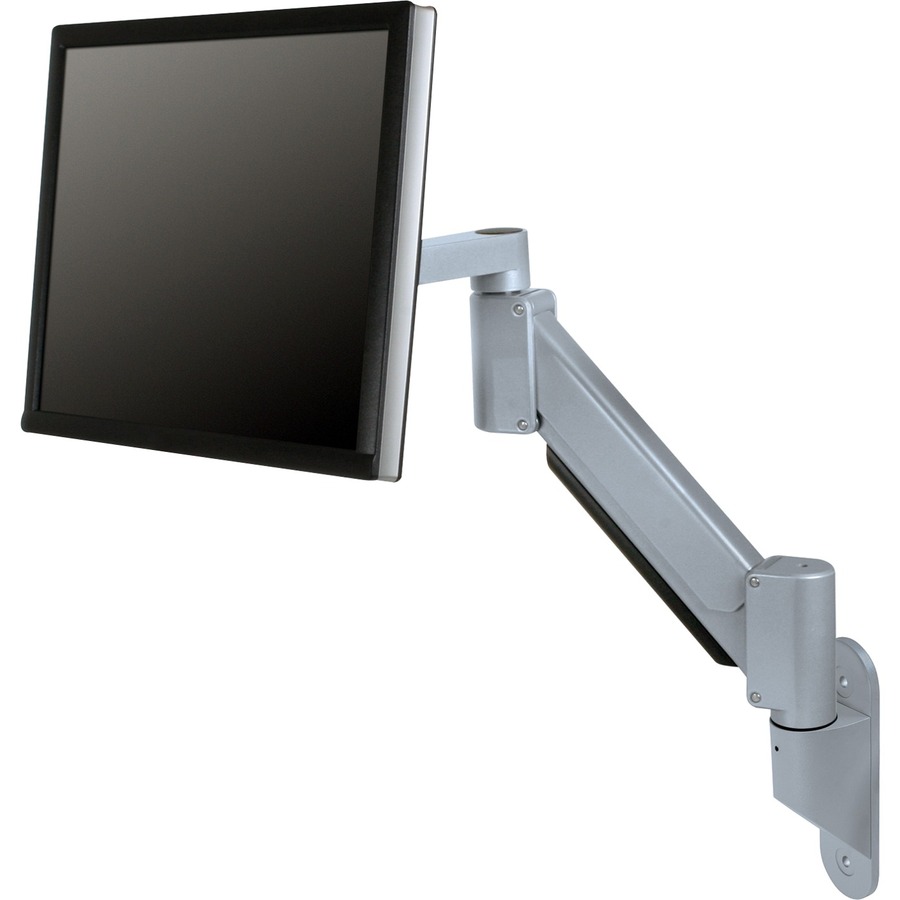 FLAT PANEL DISPLAY MONITOR ARM WITH 500N CYLINDER SUPPORTS UP TO 8 LBS. INCLUDES